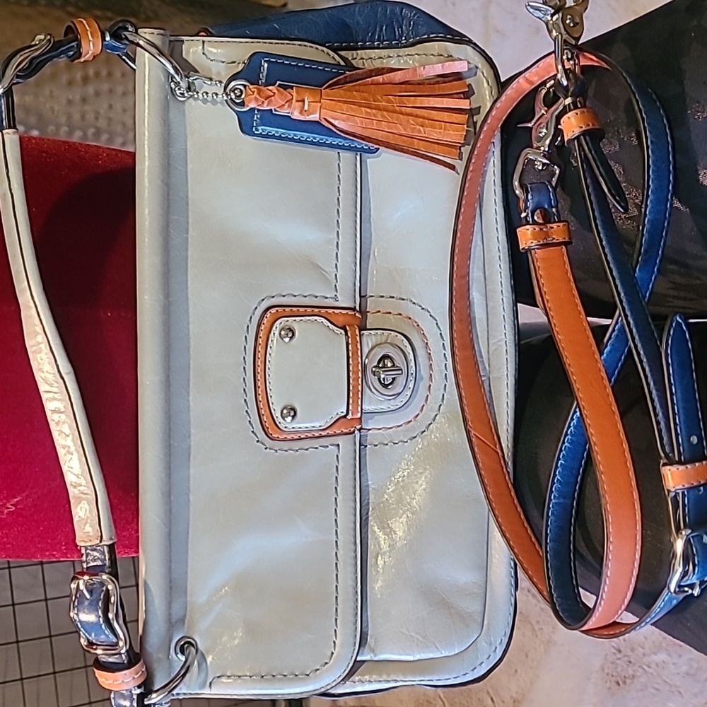 COACH Color-block Crossbody